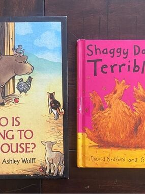Kids Hardcover Animal Story Book Bundle, 2 Books Fun Interactive Easy to Read